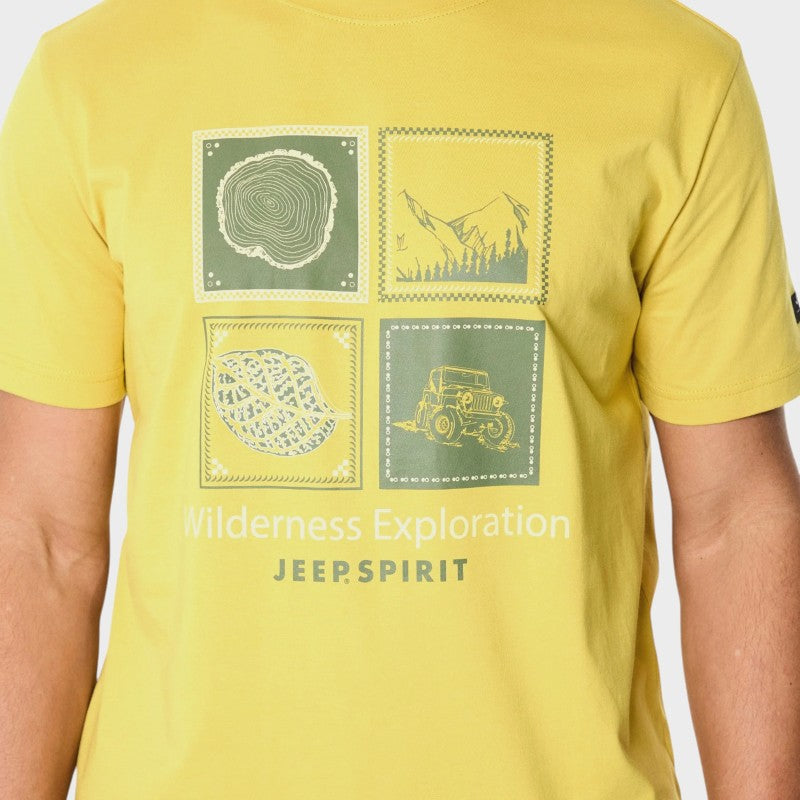 Wilderness Exploration Tee in Chartreuse