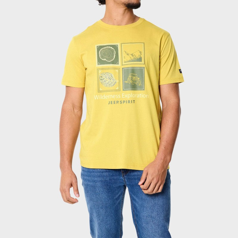 Wilderness Exploration Tee in Chartreuse