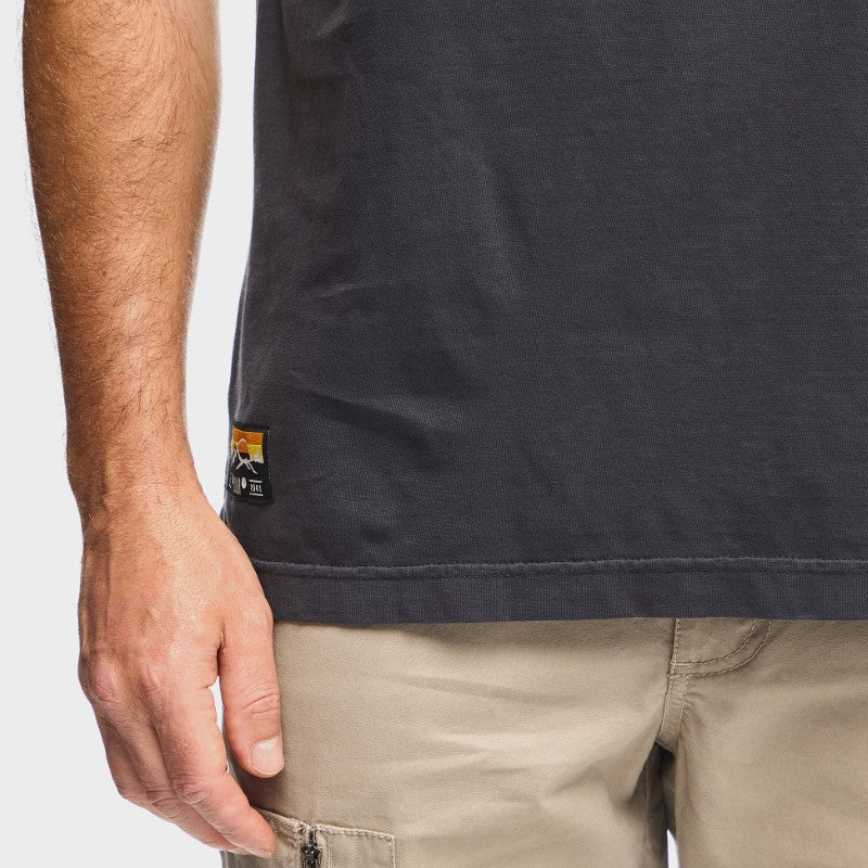 Pigment Wash Basic Polo in Navy