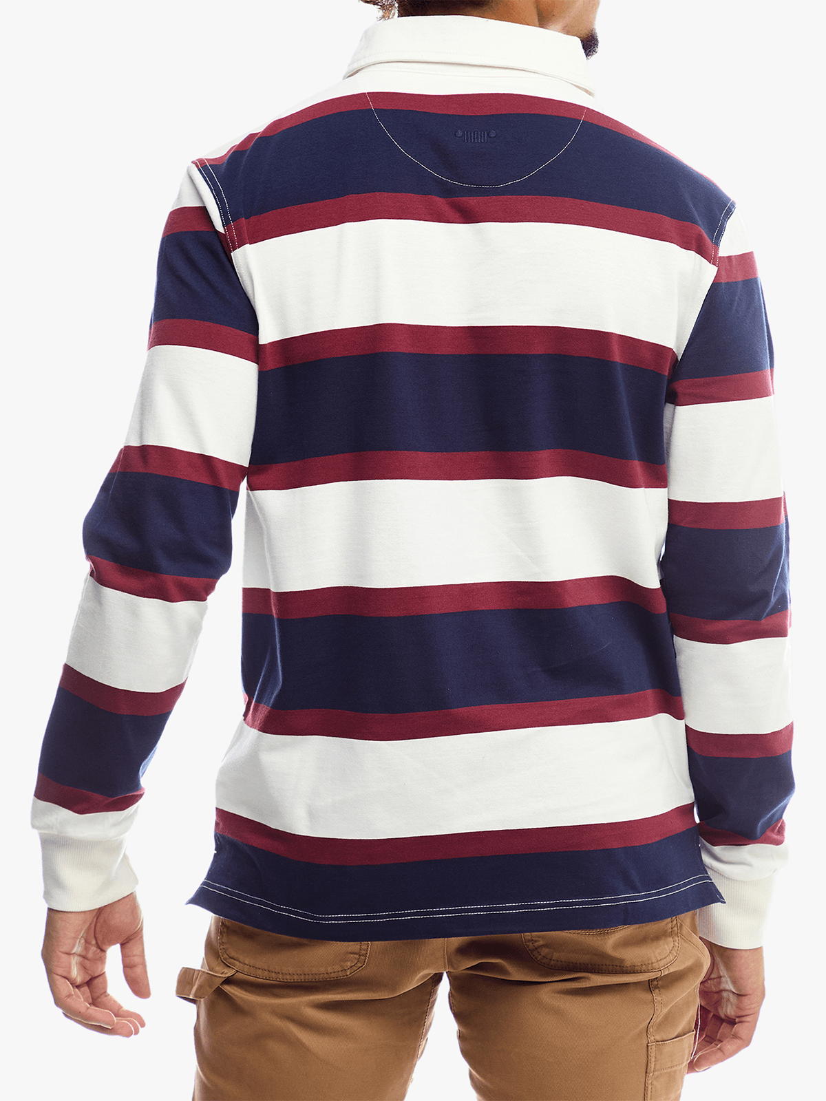 Rugby Style Polo in Navy