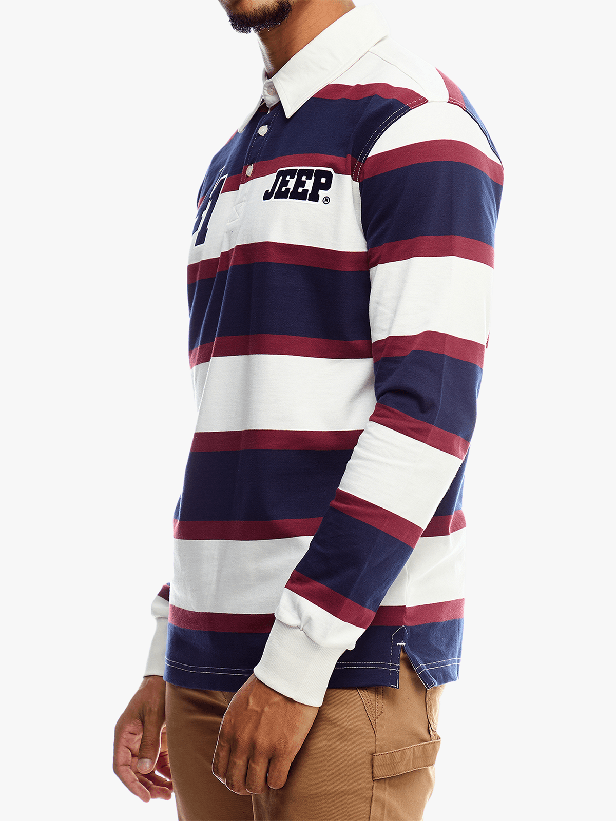 Rugby Style Polo in Navy