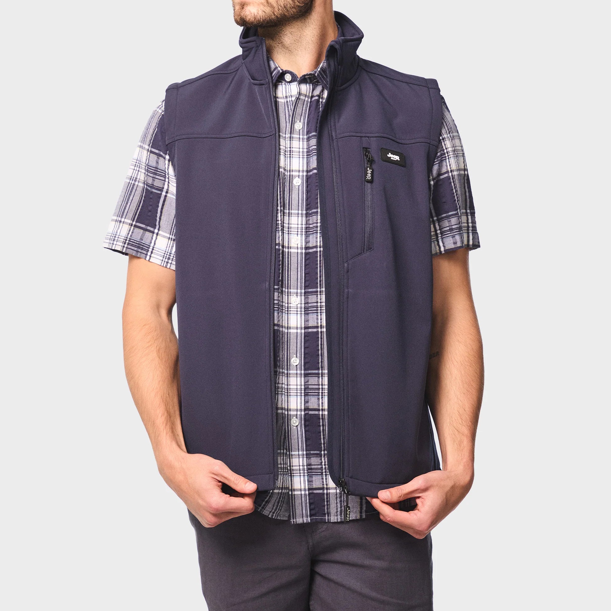 Softshell Gilet Jacket in Navy