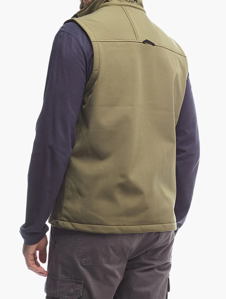 Softshell Gilet Jacket in Olive