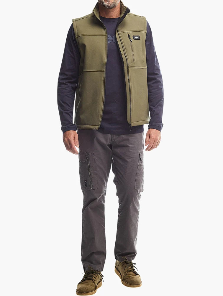 Softshell Gilet Jacket in Olive