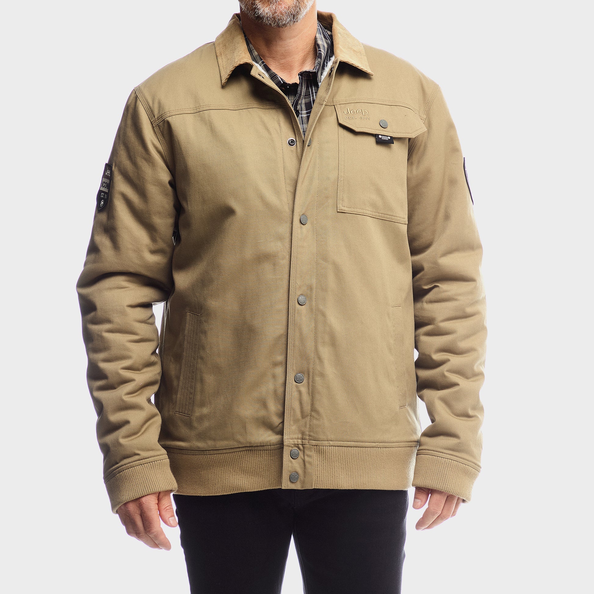 Trucker Jacket in Khaki