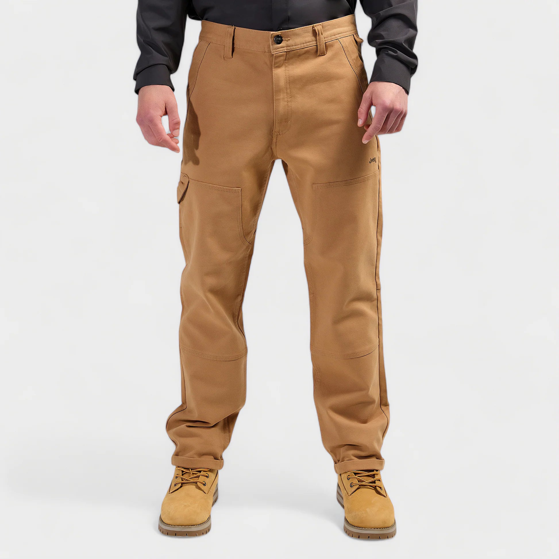 Worker Pants in Brown