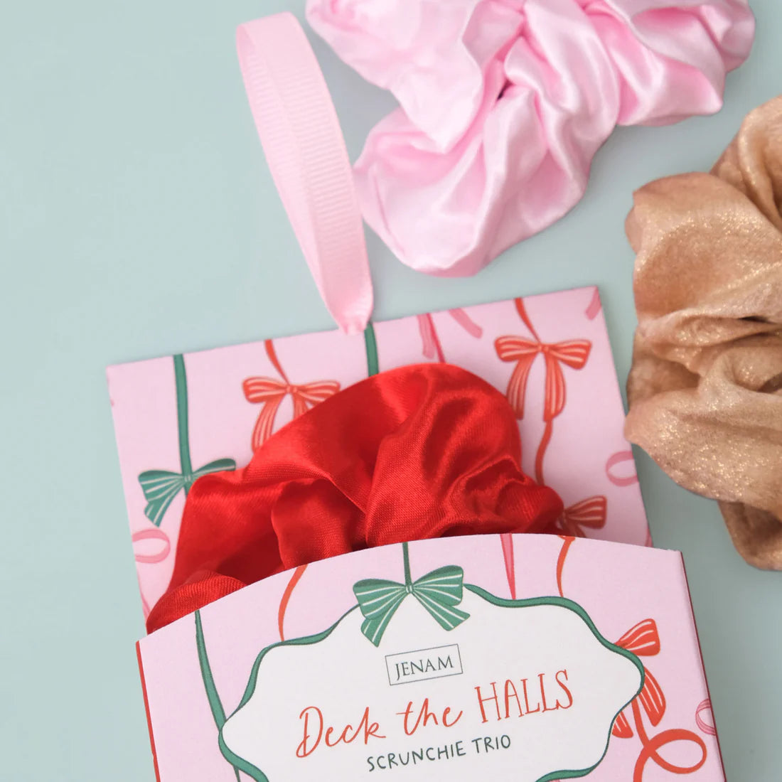 Bow Ho Ho -  Deck The Halls Scrunchie Set