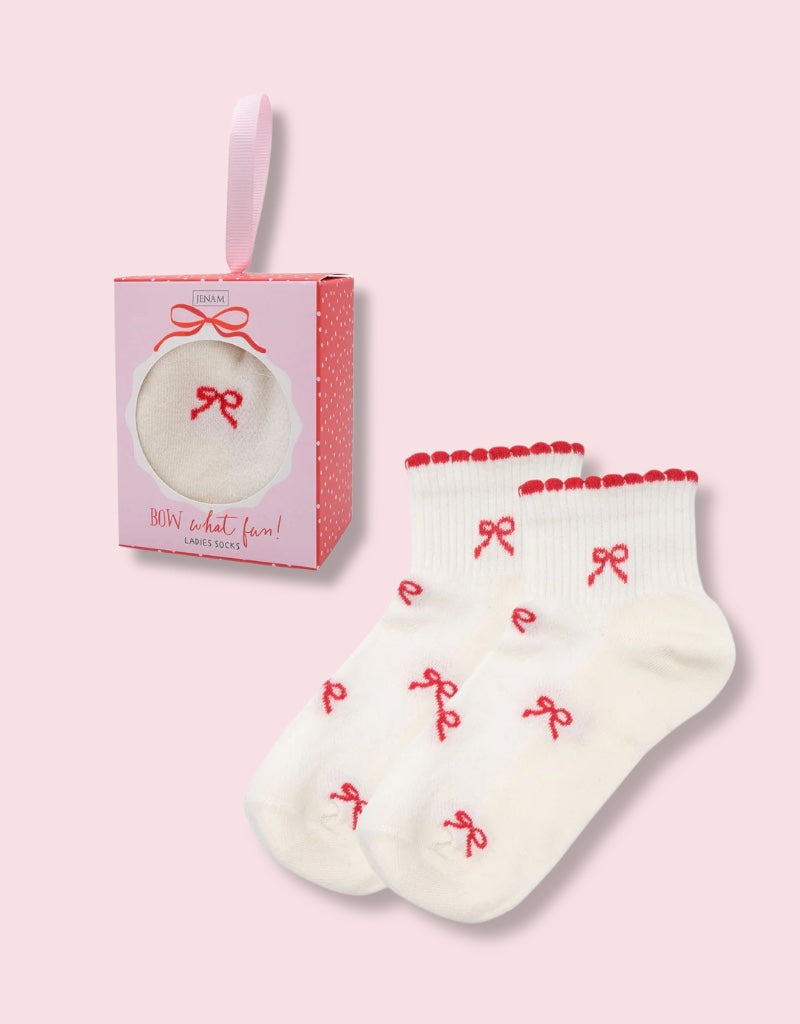 Bow Ho Ho -  What Fun Socks