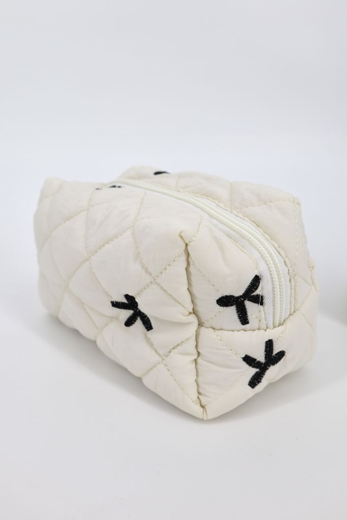 Bow-Tique Quilt Cosmetic Bag