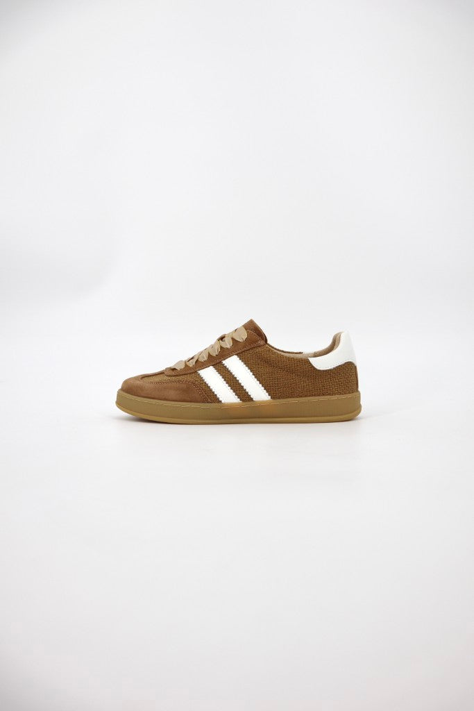 Shiloh Sneaker in Brown Weave