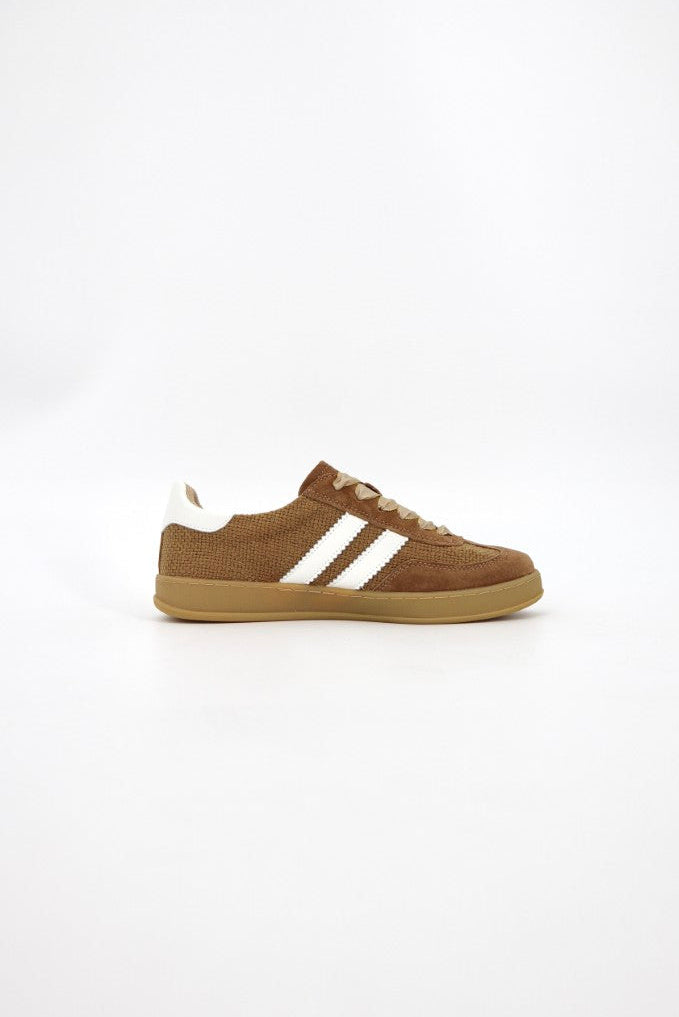 Shiloh Sneaker in Brown Weave