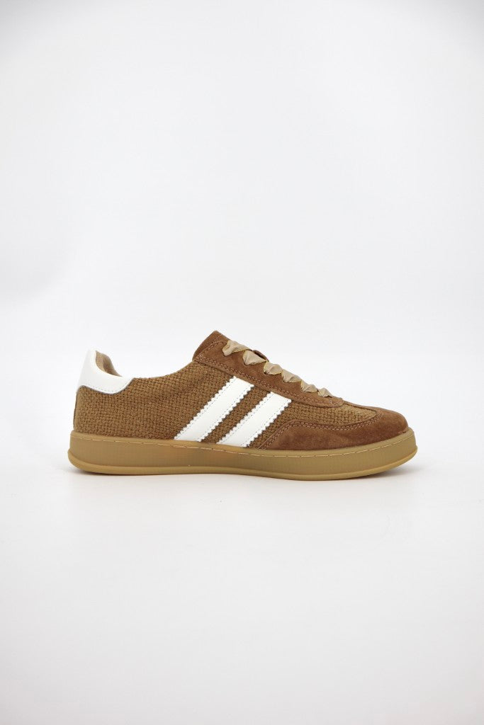 Shiloh Sneaker in Brown Weave