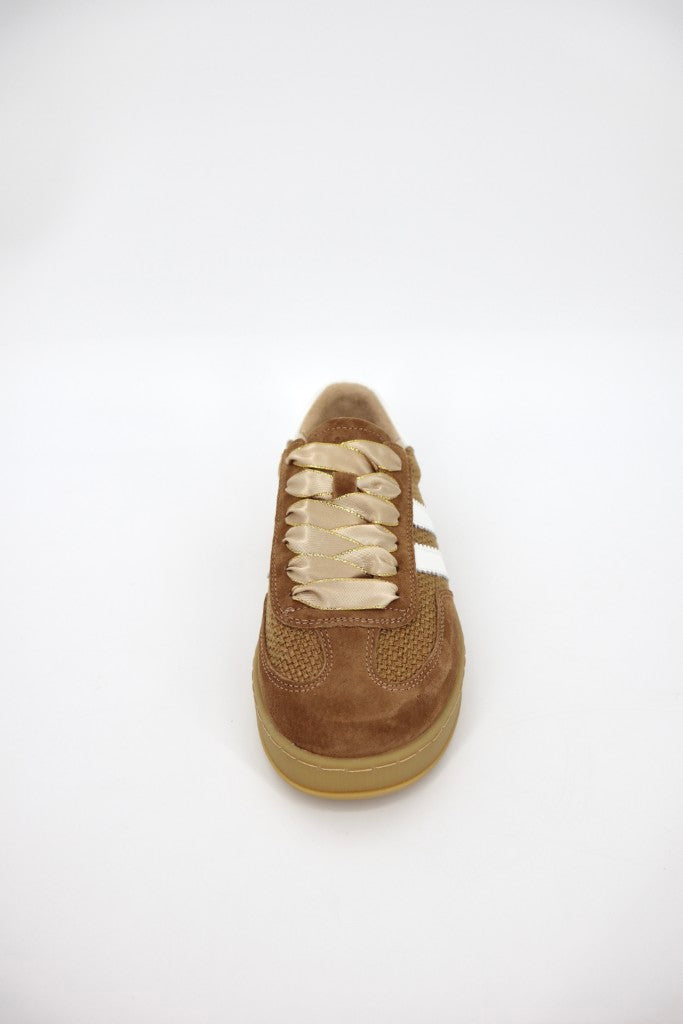 Shiloh Sneaker in Brown Weave
