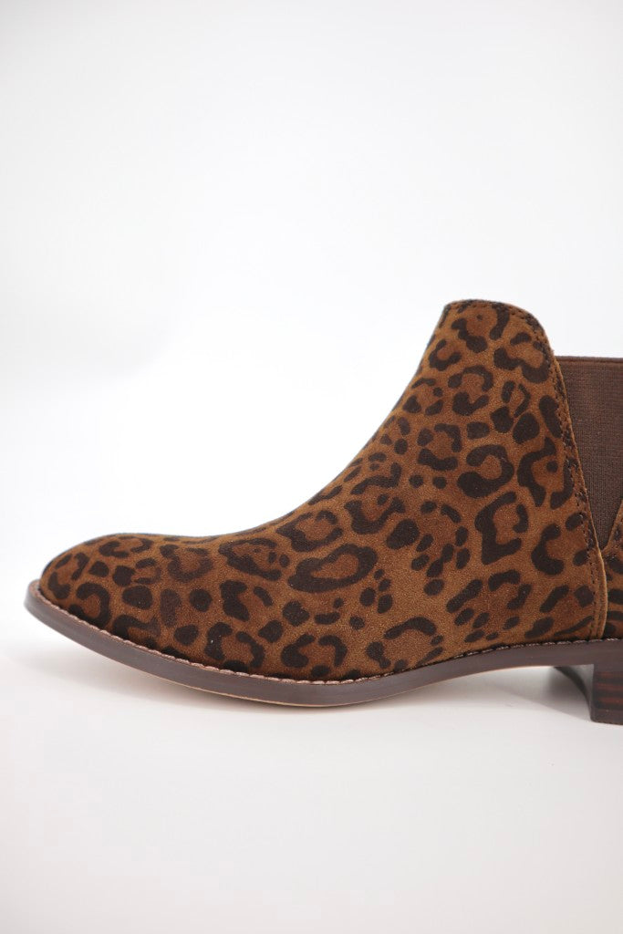 Aria Ankle Boot in Mocha Leopard