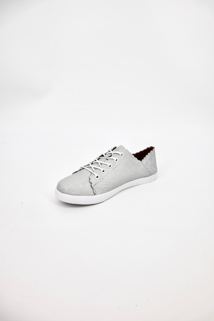 Chloe Slip On in Soft Grey Animal