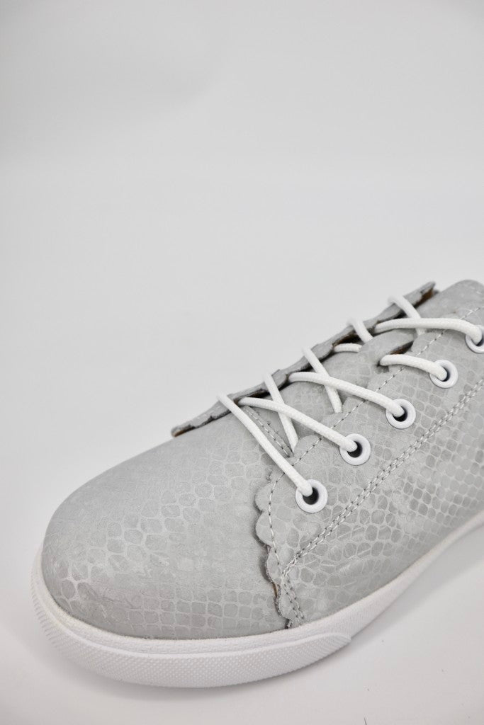 Chloe Slip On in Soft Grey Animal