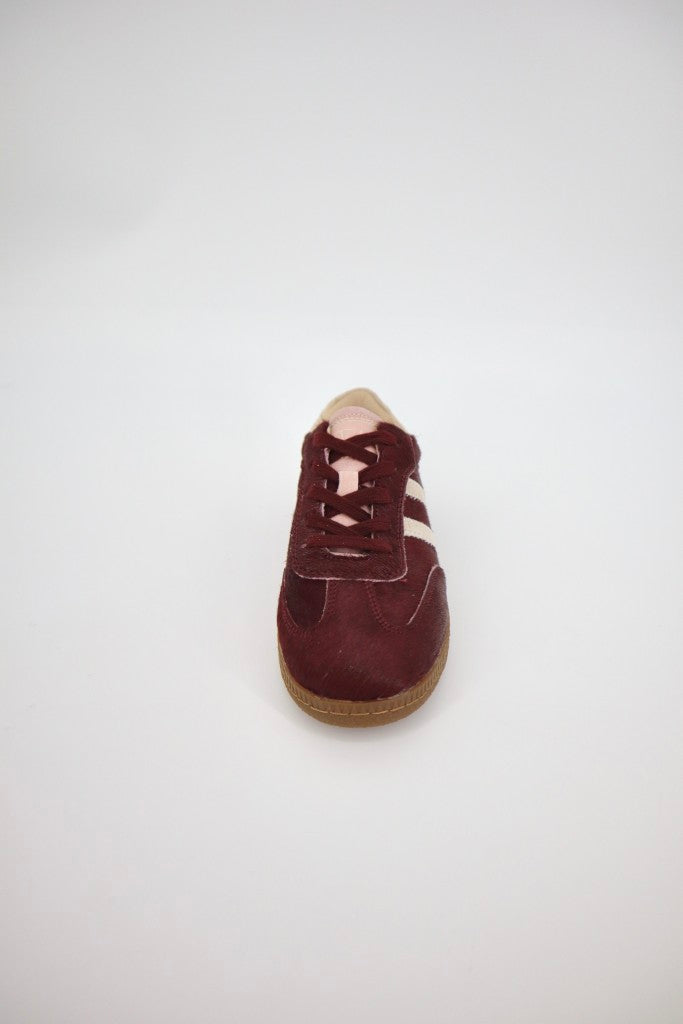 Shiloh Sneaker in Burgundy