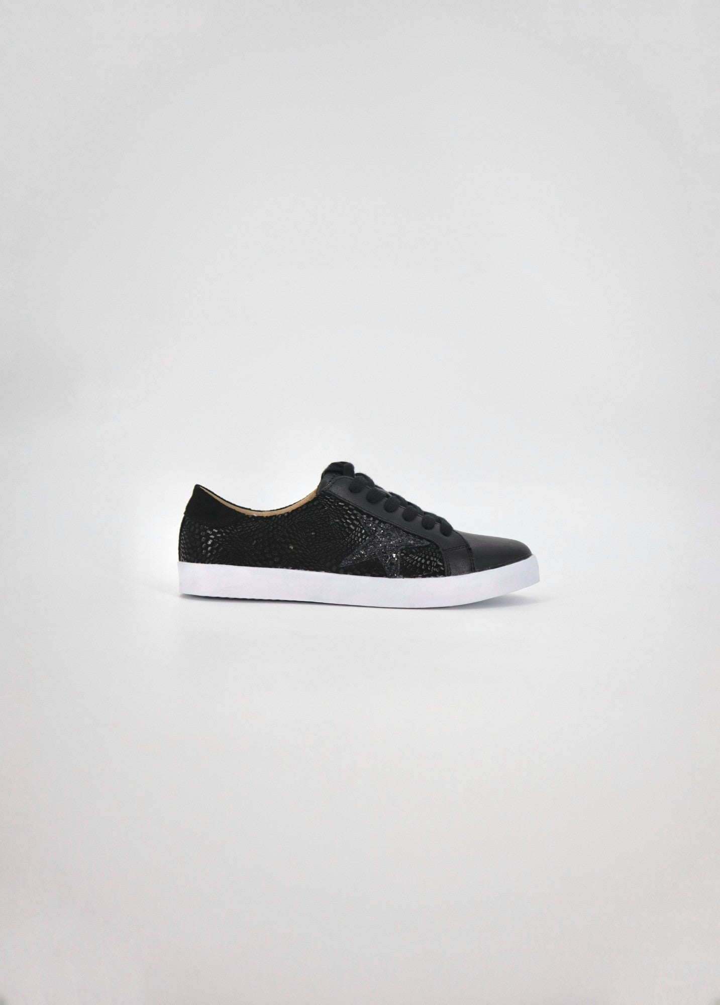 Sydney Sneaker in Black Snake