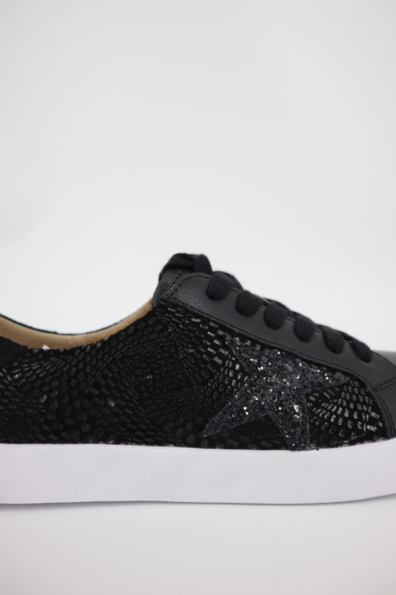 Sydney Sneaker in Black Snake