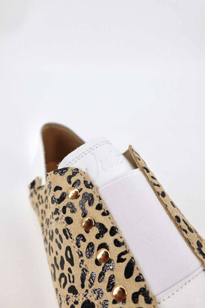 Vicki Sneaker in White Leopard