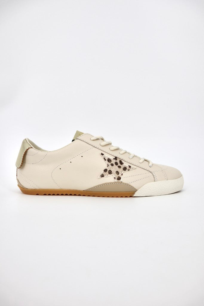 Vespa Sneaker in Beige / Animal Star