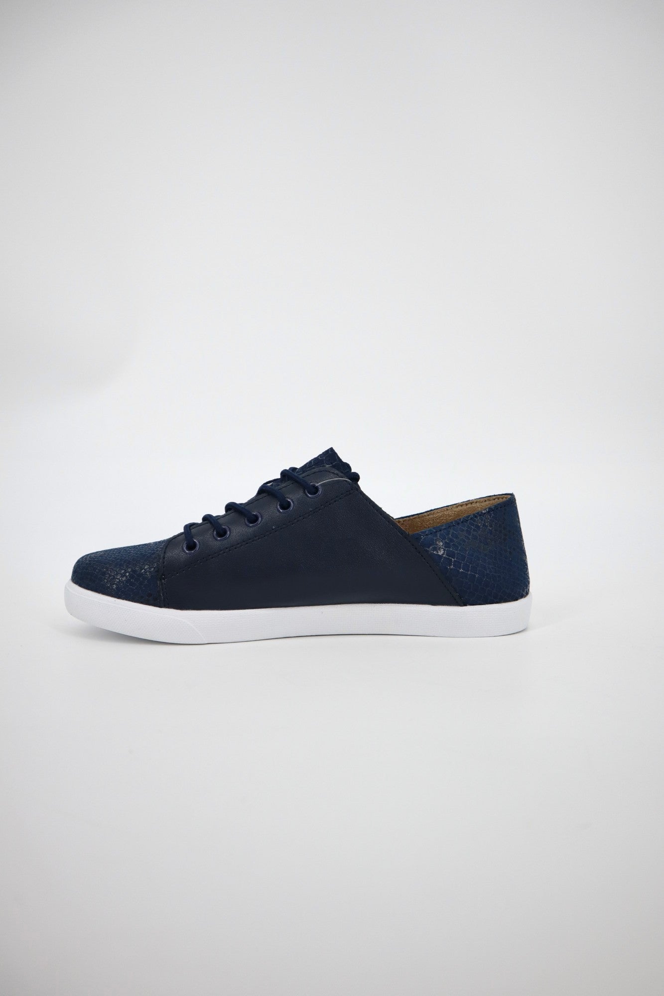 Vicki Sneaker in Navy Snake