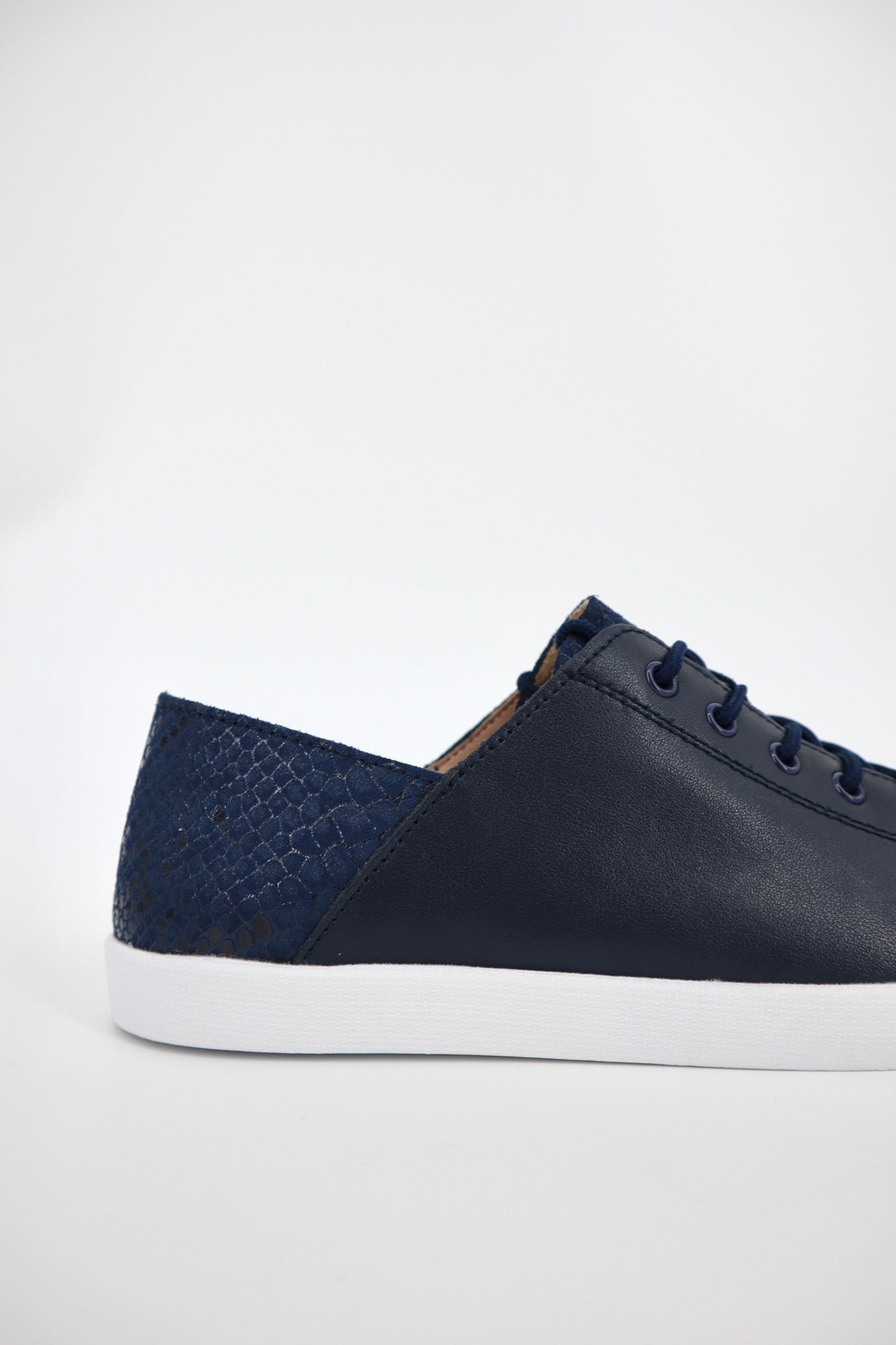 Vicki Sneaker in Navy Snake