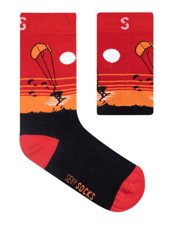 Kite Surfer Bamboo Socks