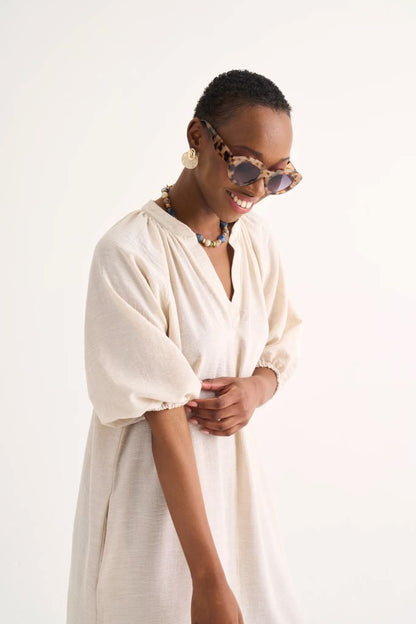 Jenny Easy Wear Tunic in Stone