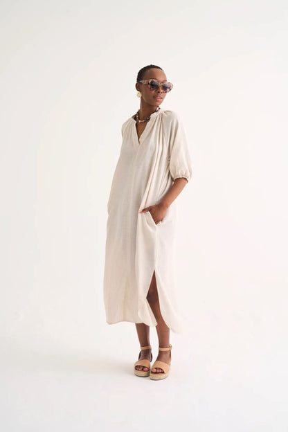 Jenny Easy Wear Tunic in Stone