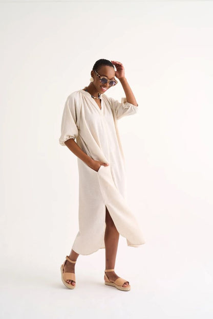 Jenny Easy Wear Tunic in Stone