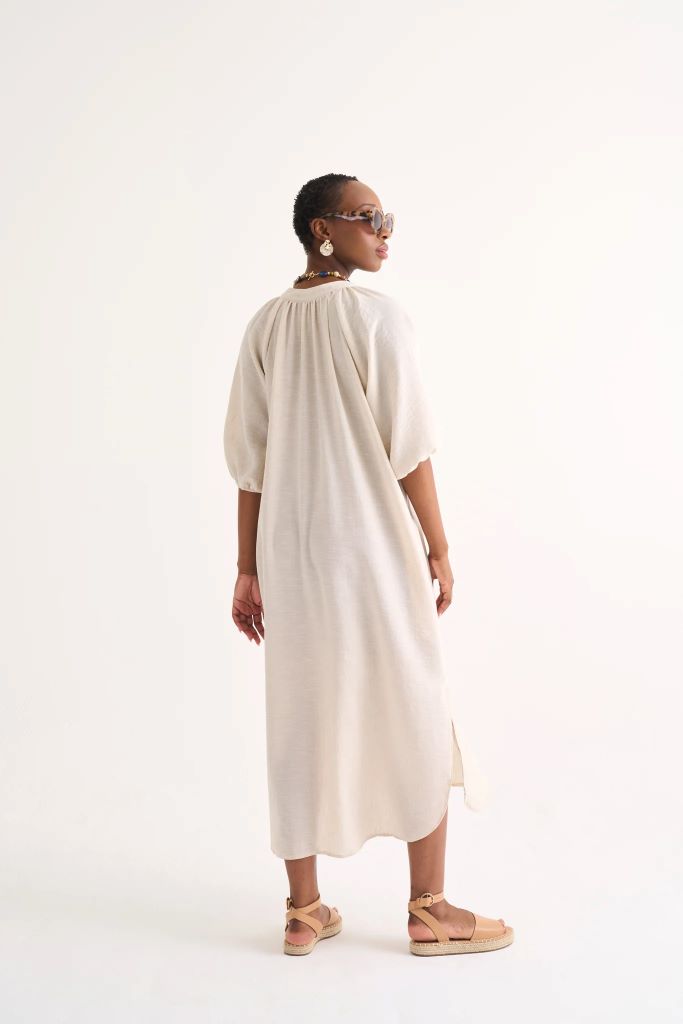 Jenny Easy Wear Tunic in Stone