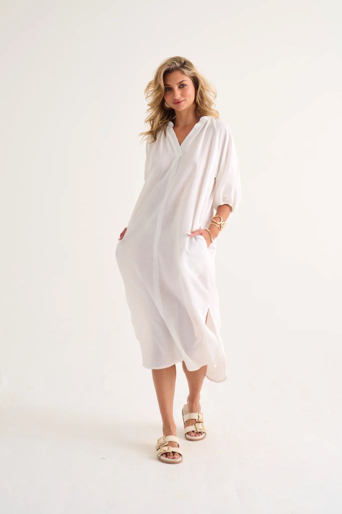 Jenny Easy Wear Tunic in White