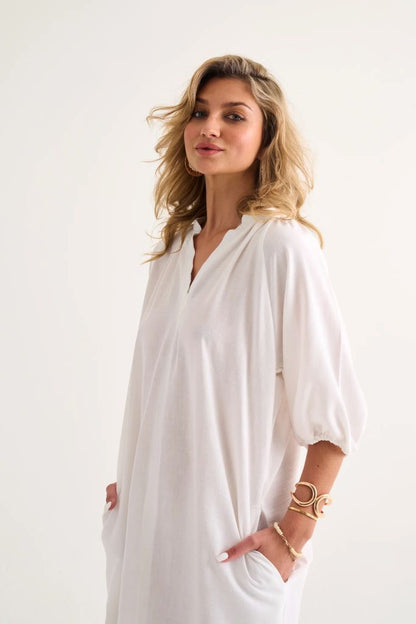 Jenny Easy Wear Tunic in White