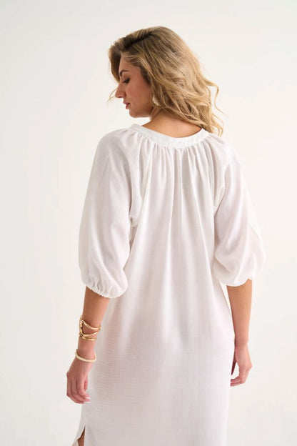 Jenny Easy Wear Tunic in White