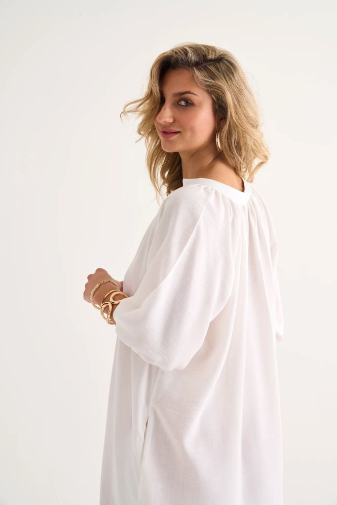 Jenny Easy Wear Tunic in White