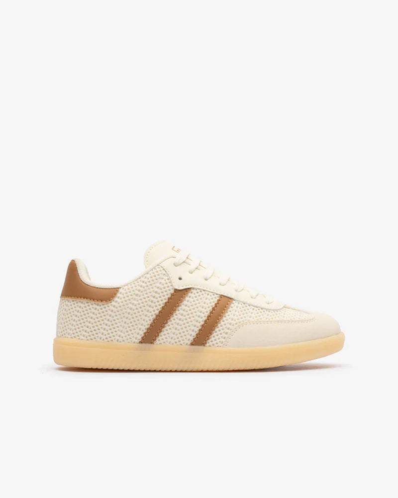 Dahlia Sneakers in Cream / Light Brown / Light Gum