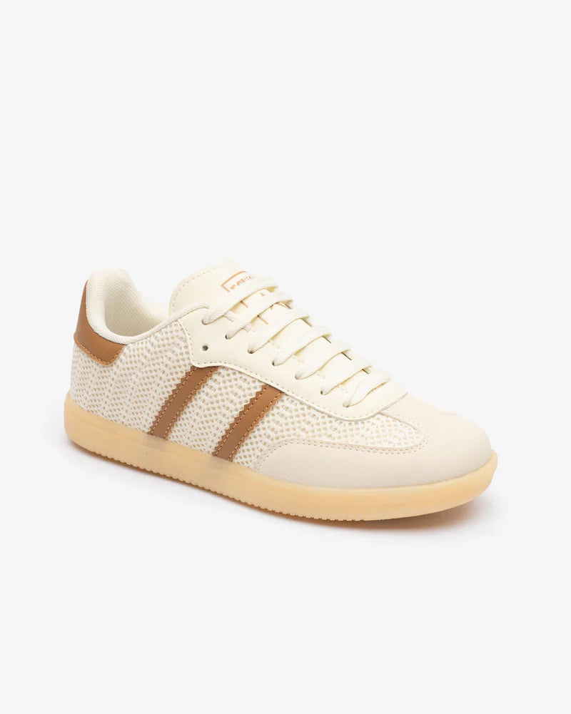 Dahlia Sneakers in Cream / Light Brown / Light Gum