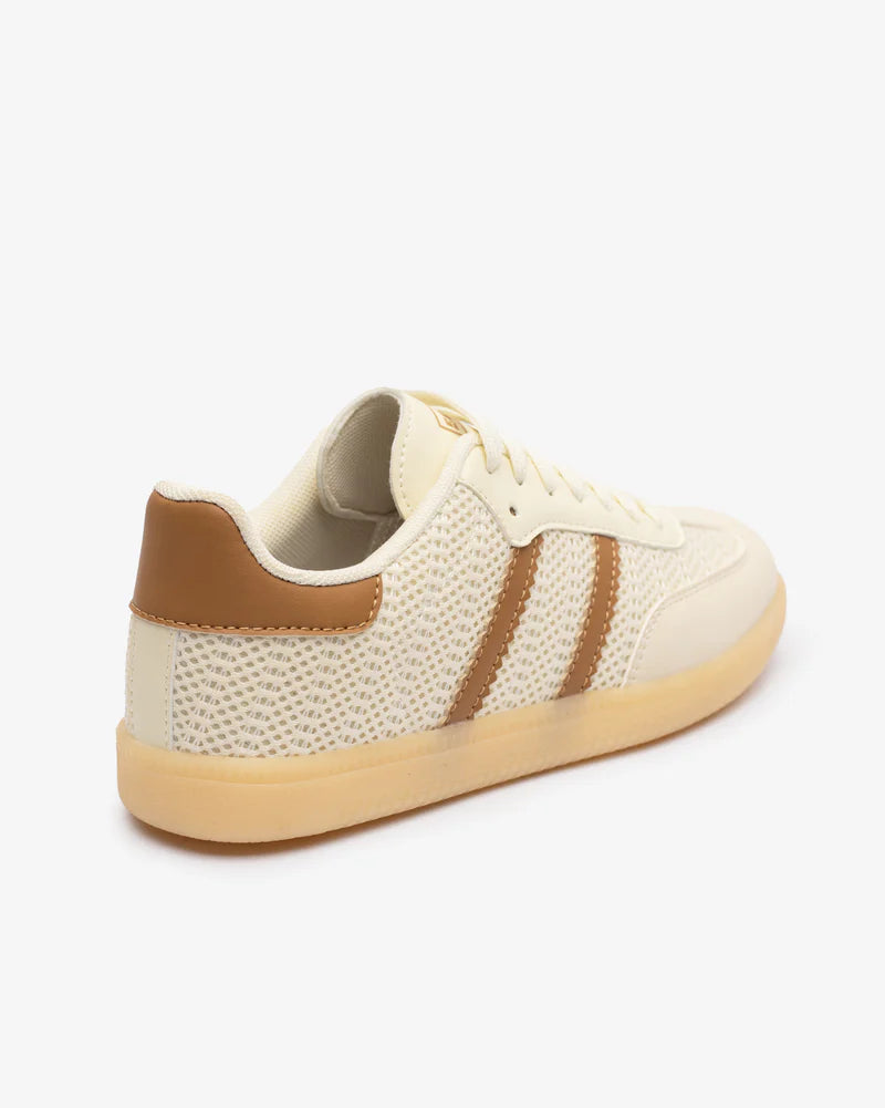 Dahlia Sneakers in Cream / Light Brown / Light Gum