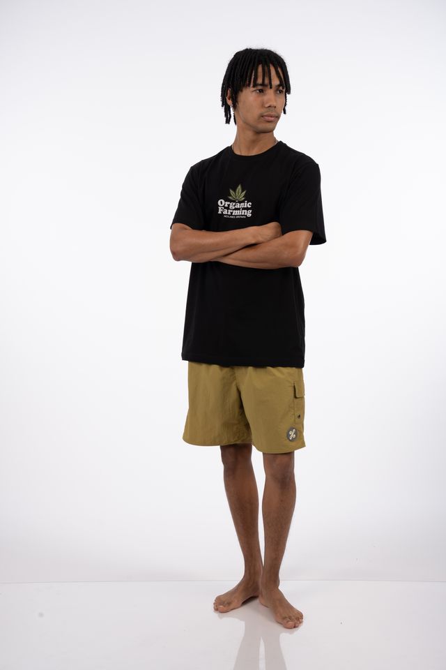 Organic Farming SS Tee in Black