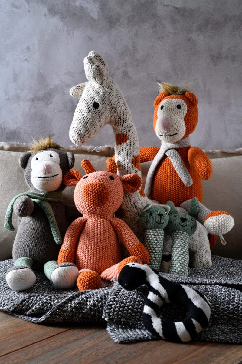 Moo-moo Cotton Knit Stuffie