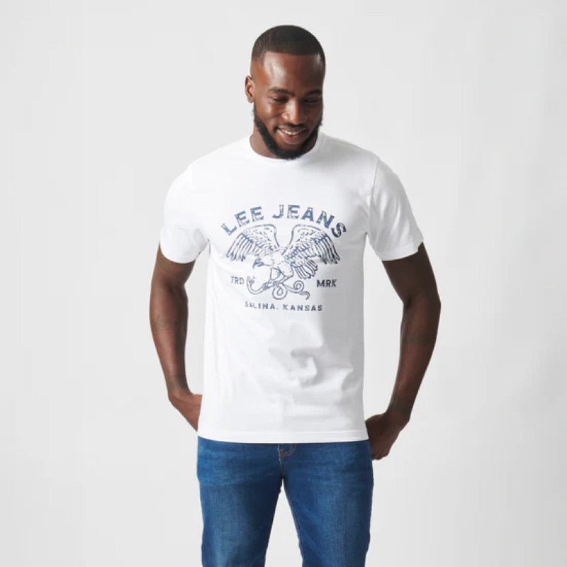 Kansas Bold SS Tee in White