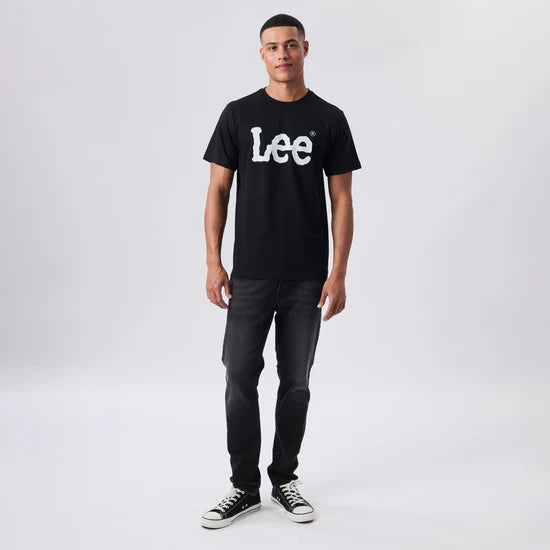 Large Logo SS Tee in Black