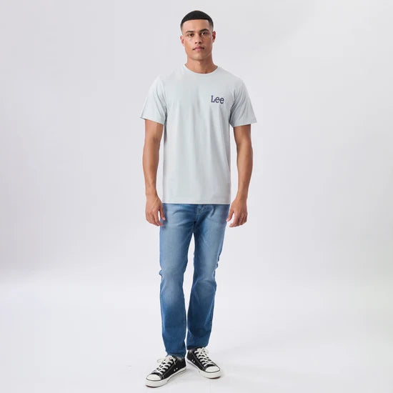 Wobbly SS Tee in Tin Grey
