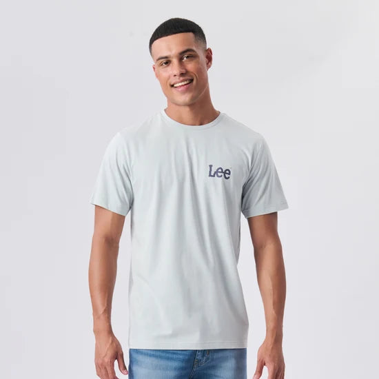 Wobbly SS Tee in Tin Grey