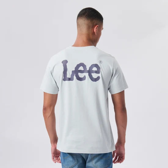 Wobbly SS Tee in Tin Grey