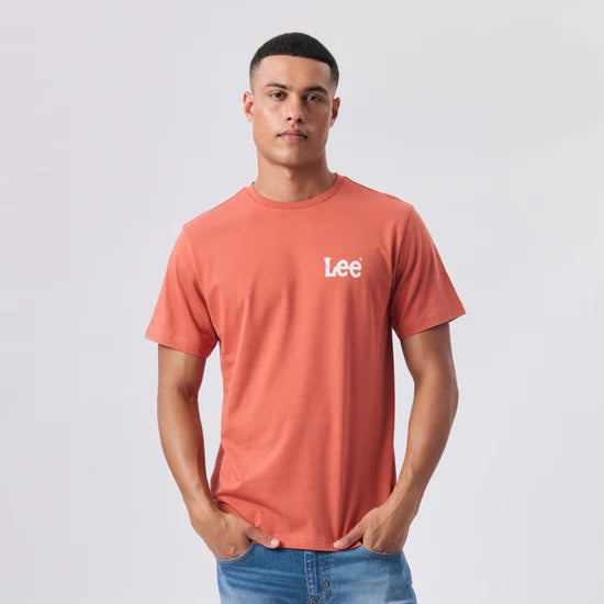 Wobbly SS Tee in Redwood