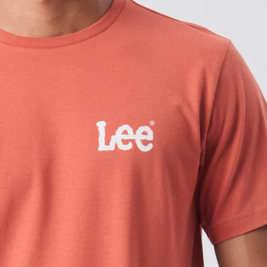 Wobbly SS Tee in Redwood