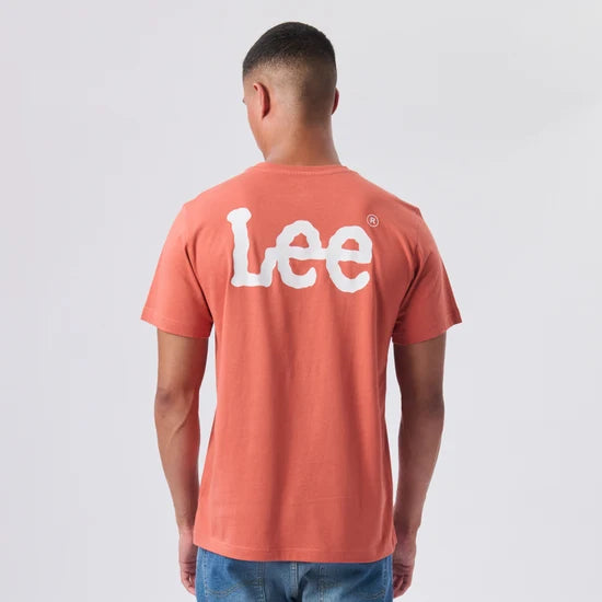 Wobbly SS Tee in Redwood