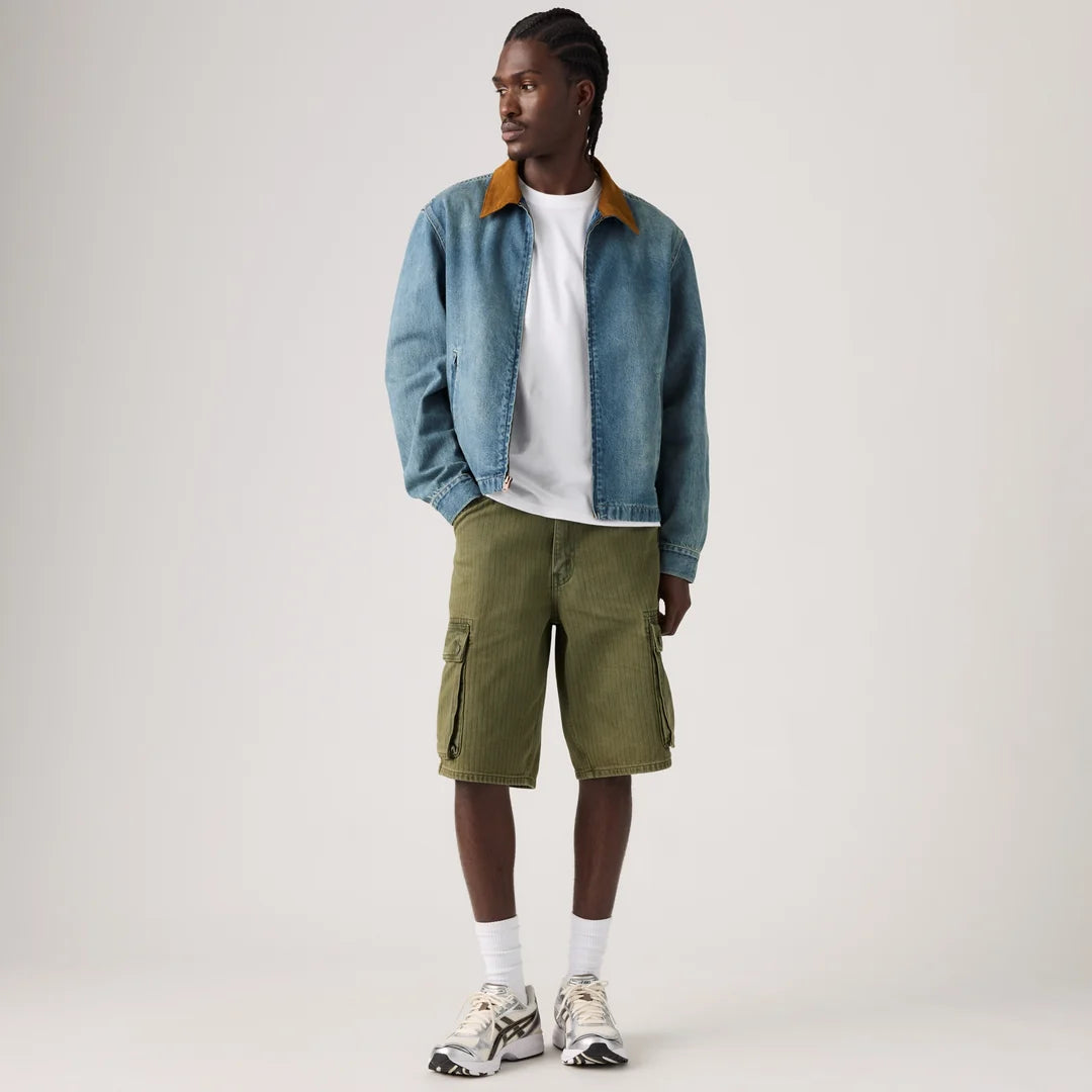 478 Baggy Shorts in Forest Badge OD